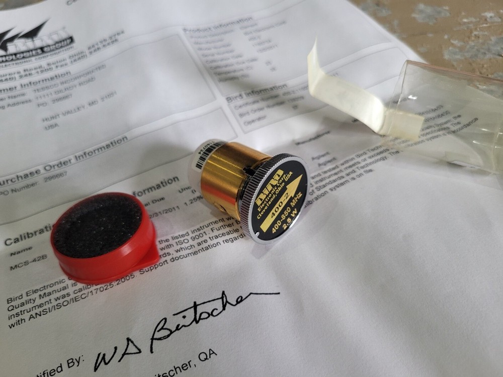 BIRD ELEMENT 400-2, 2.5W 400-850 MHz