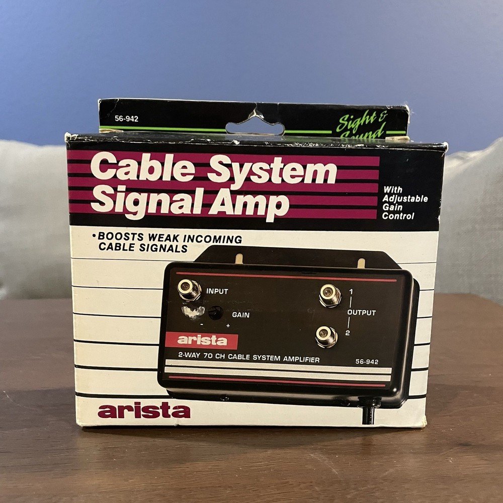 Arista  Cable System Signal Amplifier Model 56-942