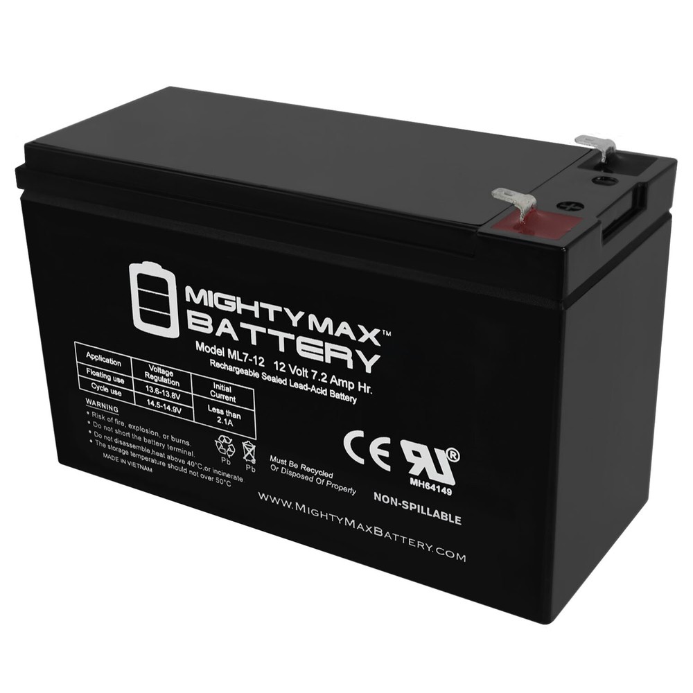 Mighty Max 12 Volt 7 Amp Hour Alarm Battery
