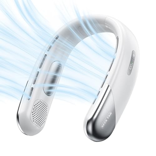 Portable Neck Fan Personal 4000mah Bladeless Cooling Neck Fan Blow Cold Air