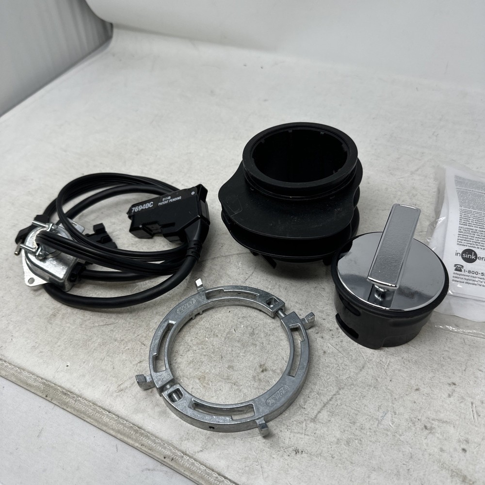 InSinkErator CCKIT-00A Evolution Batch Feed Adaptor Cover Control Kit, Black