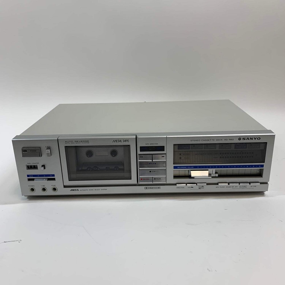 Sanyo RD R60 Stereo Cassette Deck