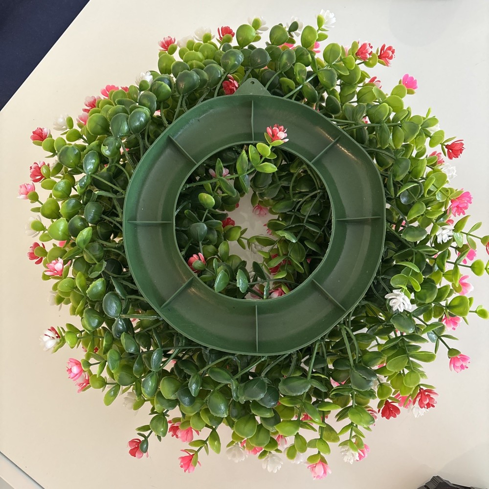 Spring Wreath Front Door