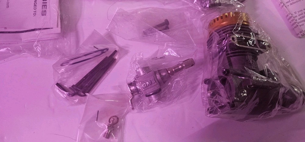 GMS 2000 .47 RC 2 STROKE GLOW NITRO AIRPLANE ENGINE COMPLETE NIB