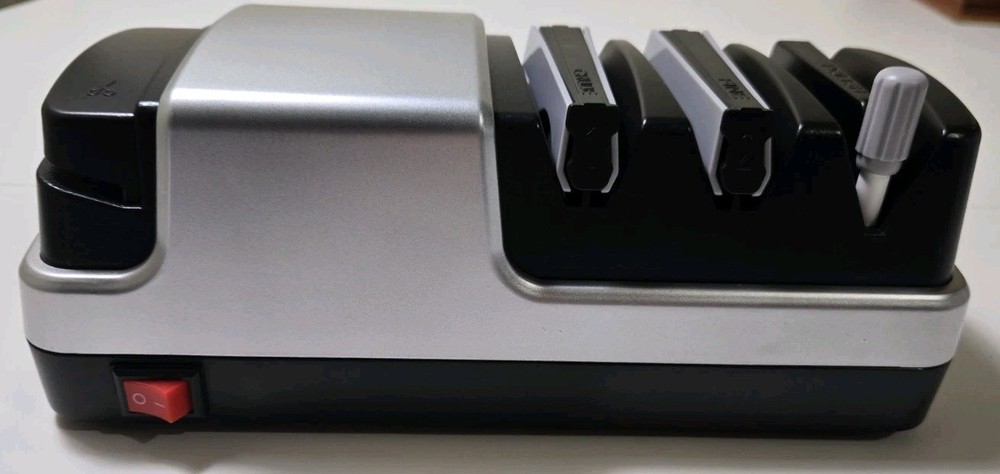 Electric Kitchen Knife Sharpener. 3-Stage Sharpening System.