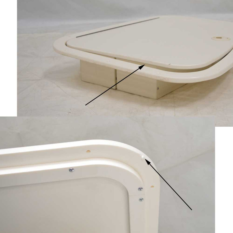 Tahoe Boat Storage Hatch Door Off White