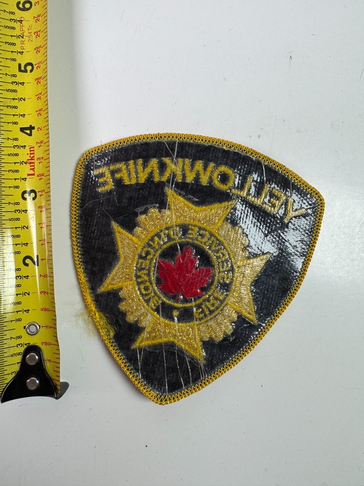 Yellowknife Fire Canada Patch H9