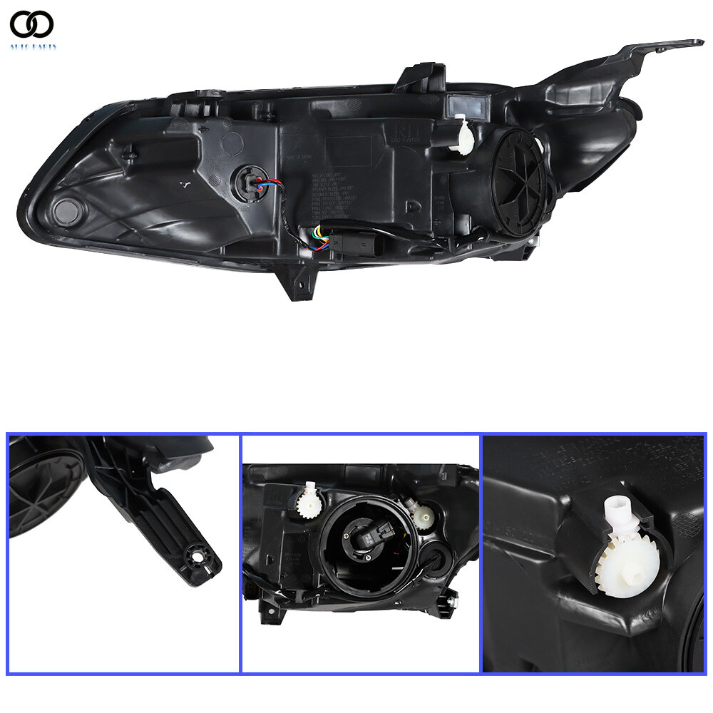 Left&Right Projector Headlights Headlamps For 16-2018 Chevy Malibu Replacement