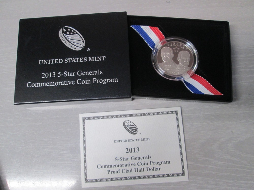 2013 5 Star Generals Proof Half Dollar Commemorative Coin