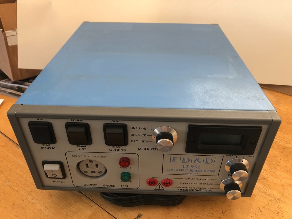 ED&D/Educated Design & Development LT-952 15A Digital Leakage Current Tester.