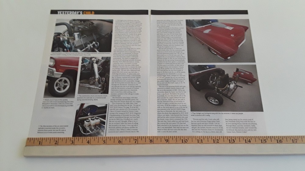 1956 CHEVROLET - HOT ROD - ORIGINAL 2012 ARTICLE
