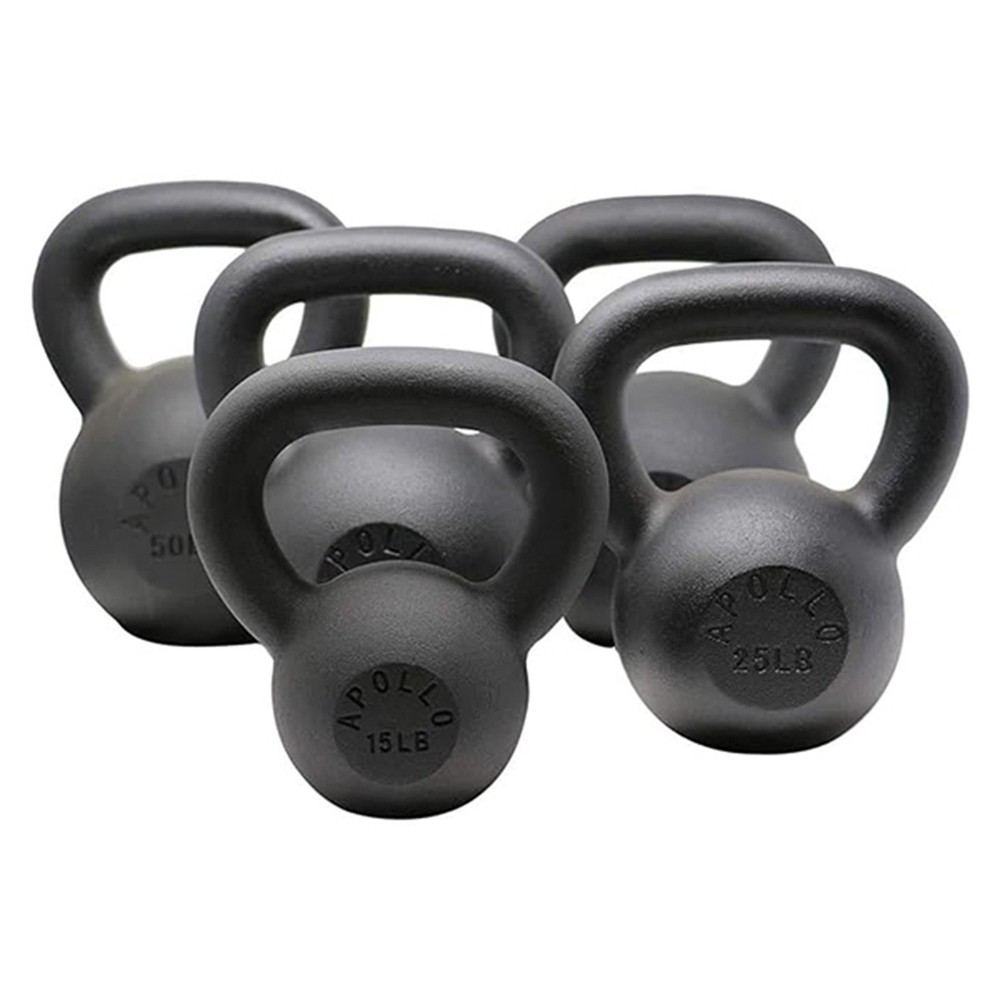 10LBS Solid Cast Iron Kettlebells Ideal for Strength Training, Building Muscles