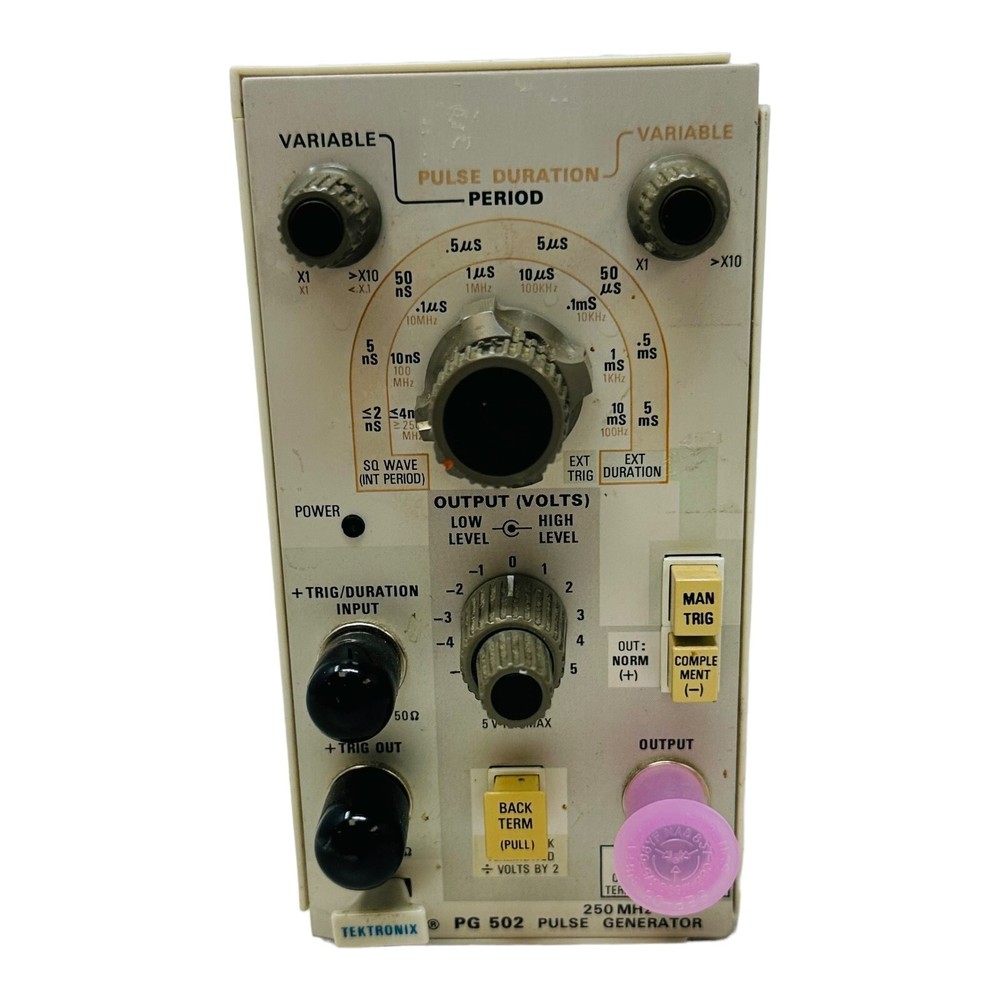 TEKTRONIX PG502 PULSE GENERATOR ***CALIBRATED***