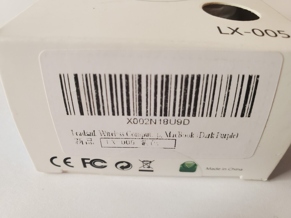 Leadsail Wireless Mouse LX-005 Dark Purple