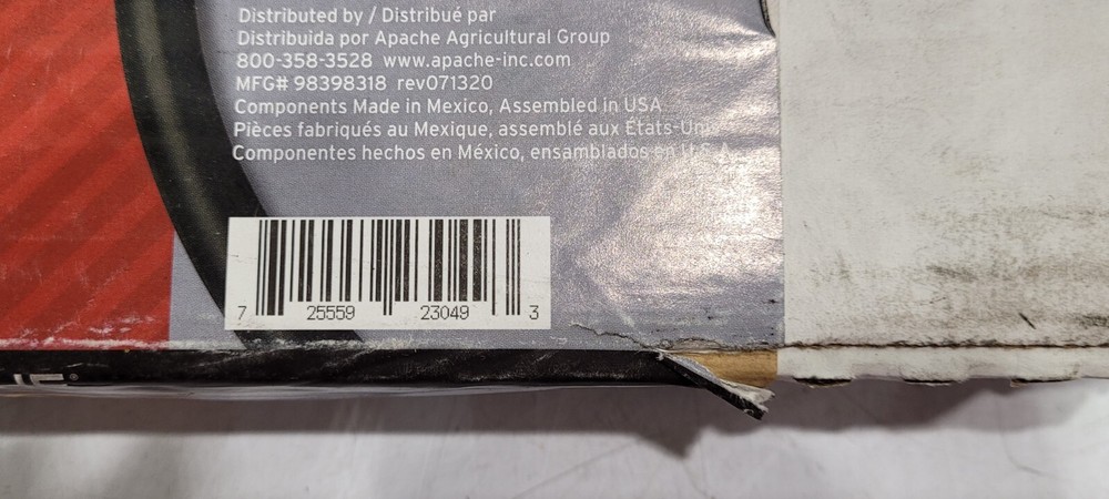 Apache Hydraulic Hose Assembly 98398318