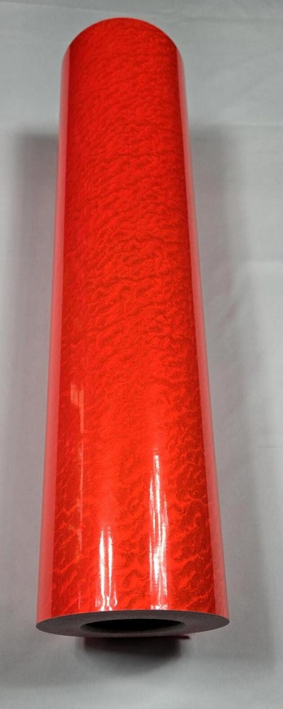 Fluorescent Red Leaf Sign Vinyl Plotter Cutter 24" x 10 ft