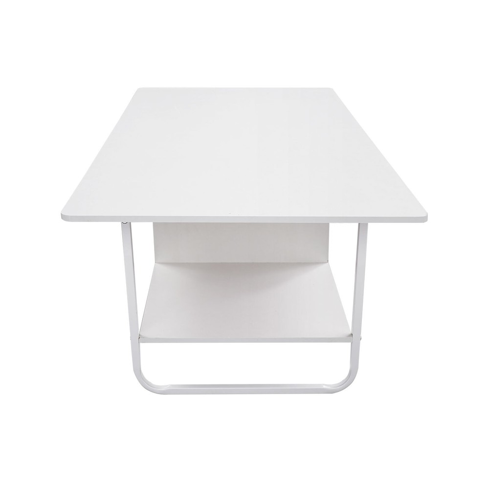 Modern Coffee Table Rectangular Coffee Table Living Room Tea Table 120*60*42cm