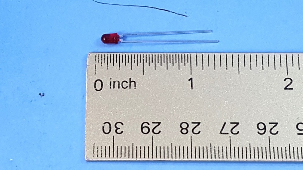 4000 Pcs- RED LED, Round, 3mm