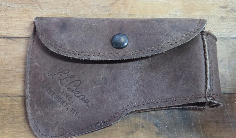 vintage L.L. Bean axe sheath