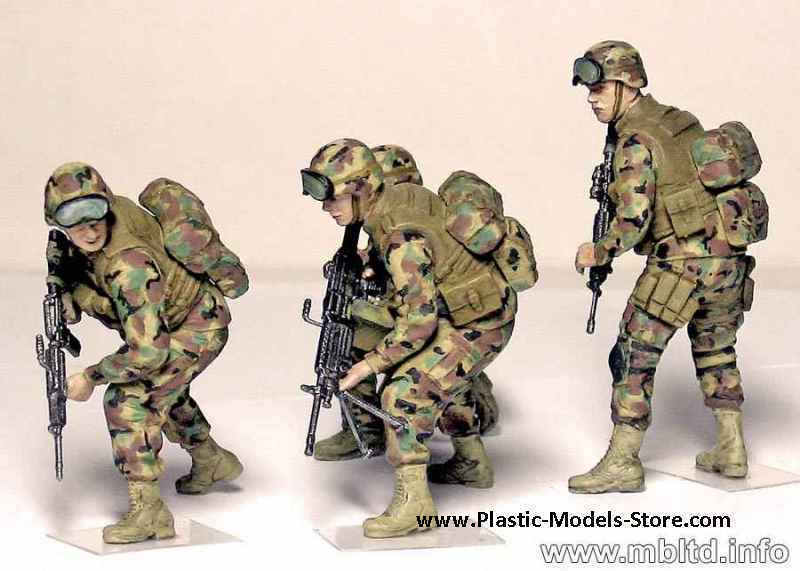 Master Box 3575 Events. Kit #1 US Marines model scale 1/35