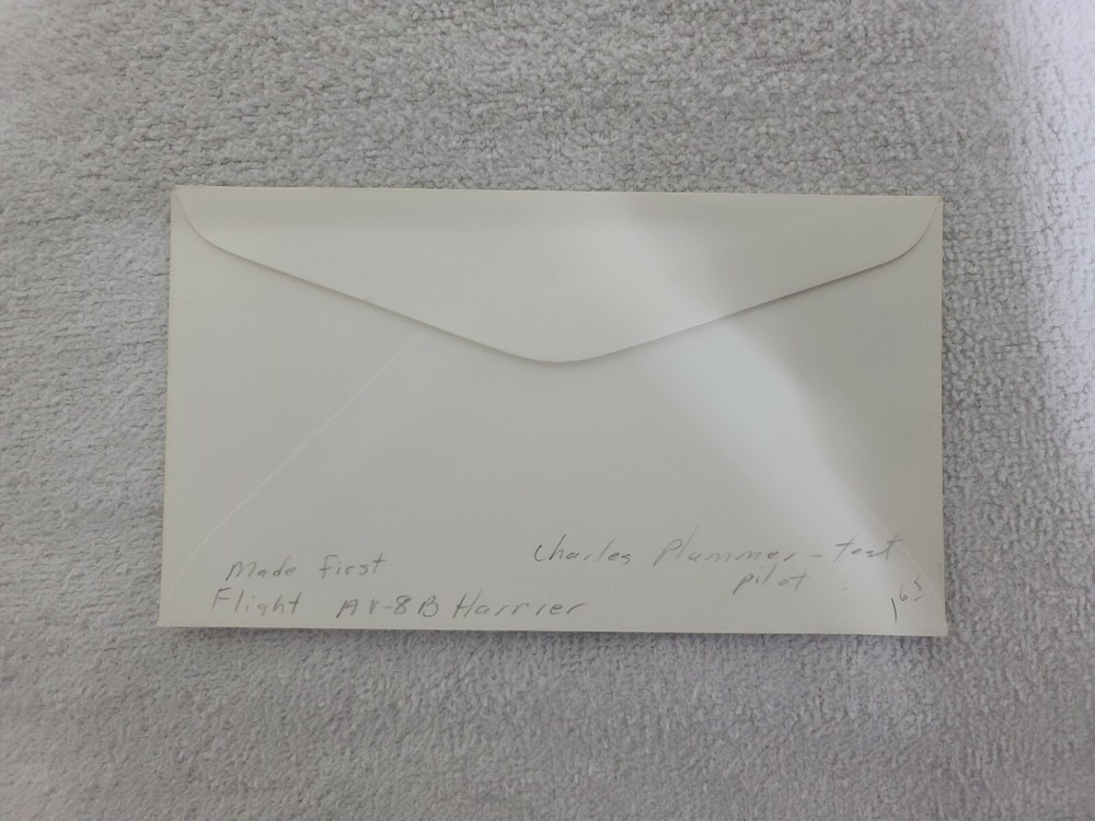 Plummer, Charles Signed Autograph 12/30/80 | Space Cover