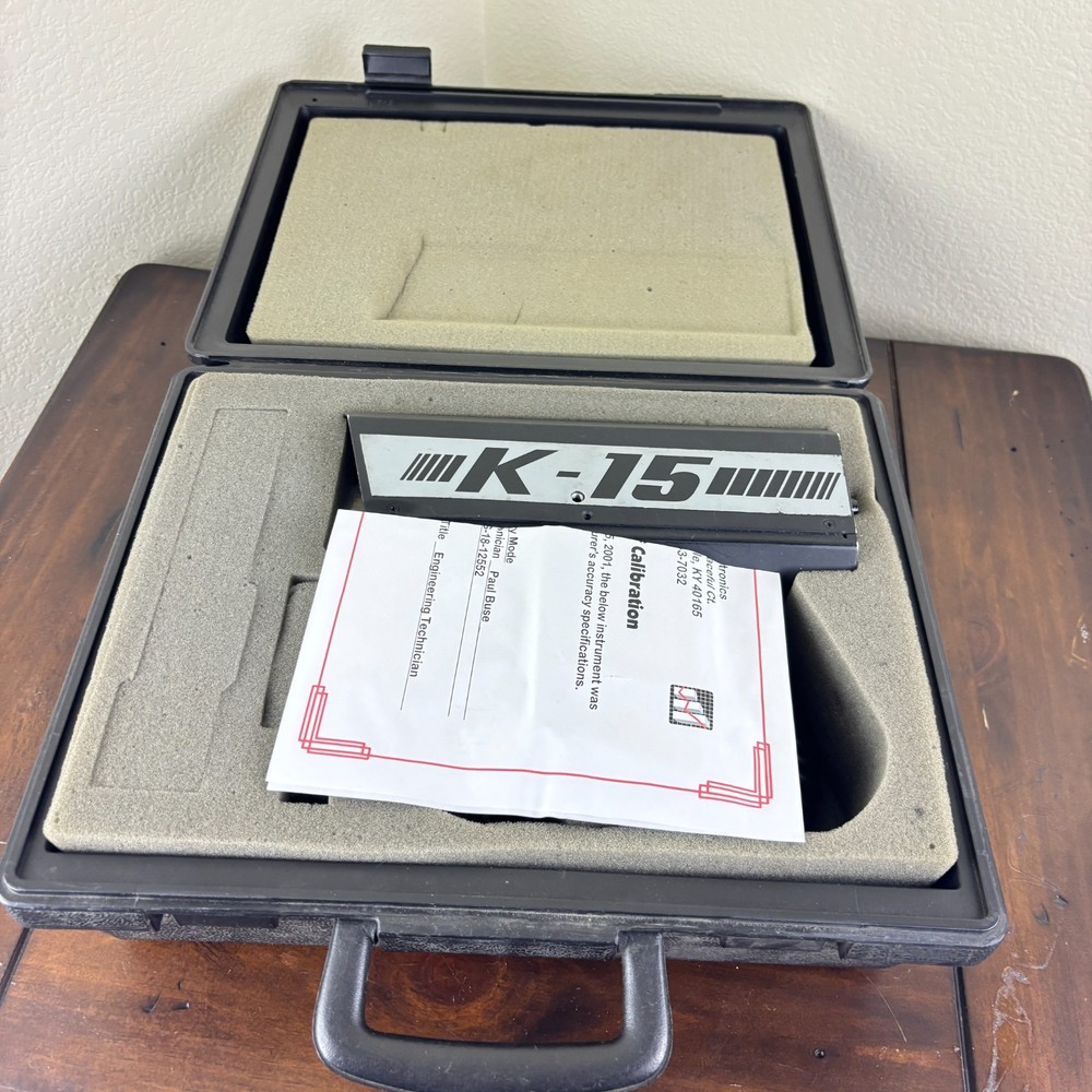 MPH K - 15 Radar Gun, w/Case - Untested