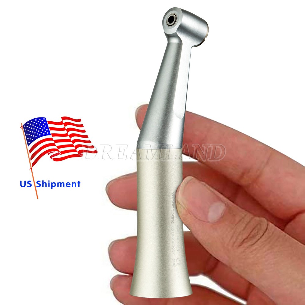 Dental Slow Low Speed Handpiece Contra Angle Push Button
