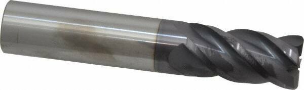 Accupro 3/4" Diam 4 Flute Single End Solid Carbide 0.06" Corner Radius End Mi...