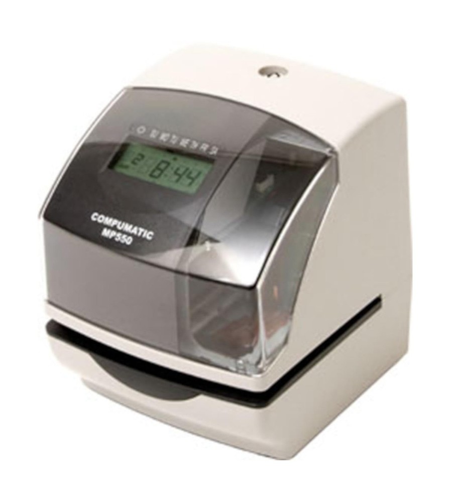 COMPUMATIC MP550 Electronic Time Clock and Date Stamp, Durable Heavy Duty Con...