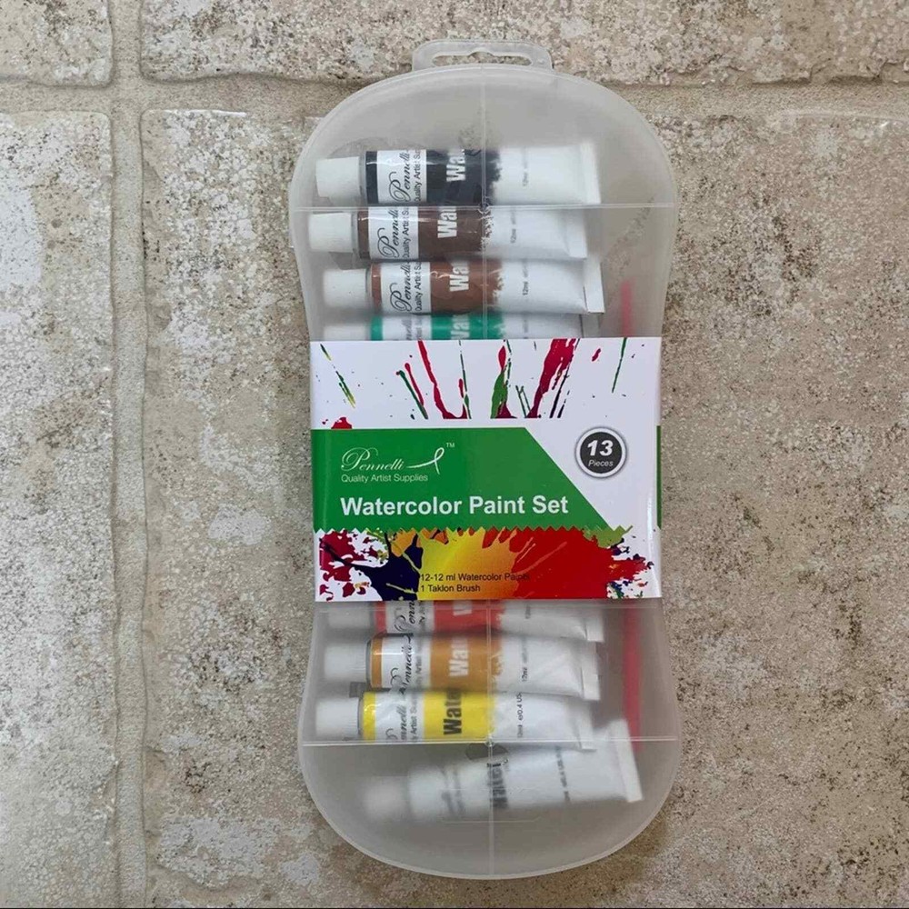 Pennelli watercolor 12 piece set with brush