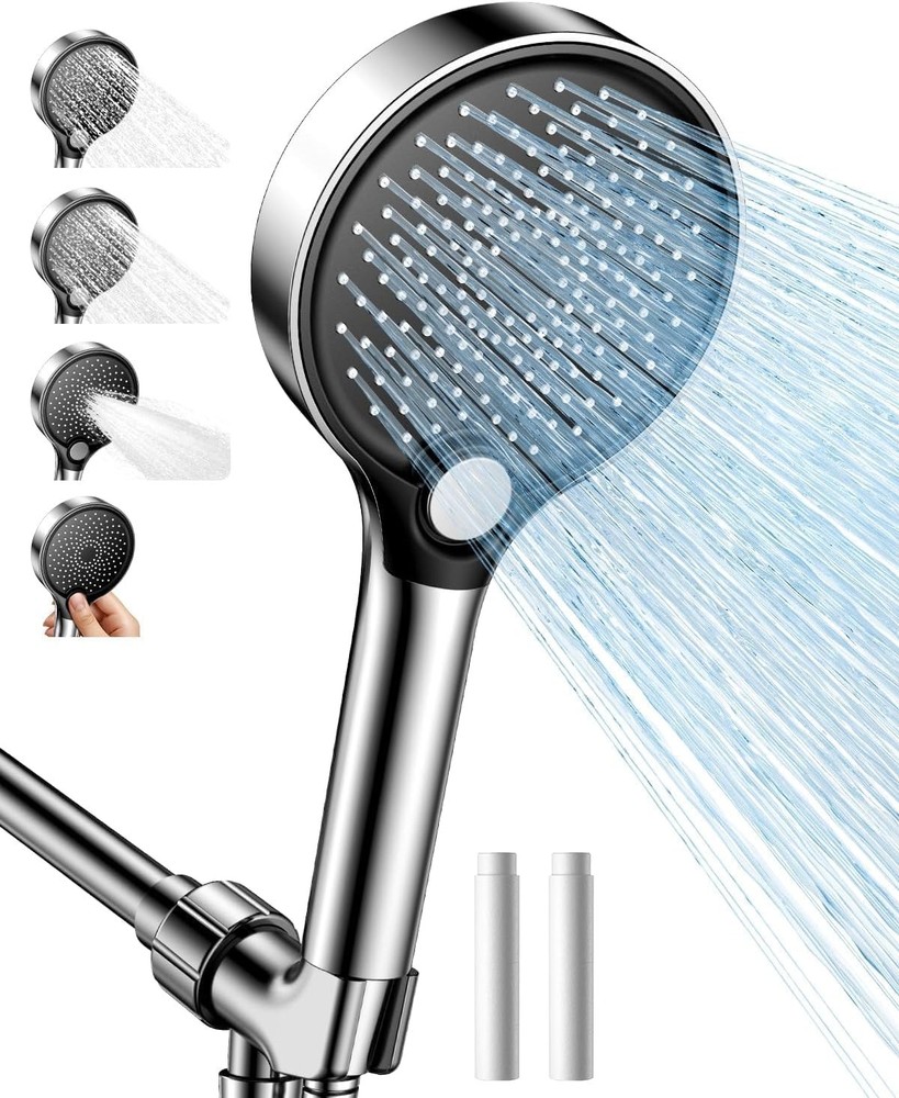 Shower head with handheld - ed shower head Spray Modes - Adjustable