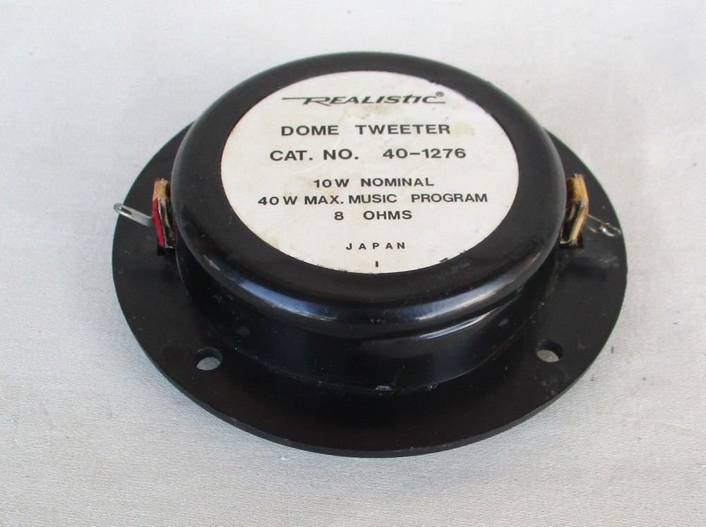 One Realistic 40-1276 8-Ohm 4.5" Dome Tweeter Tested