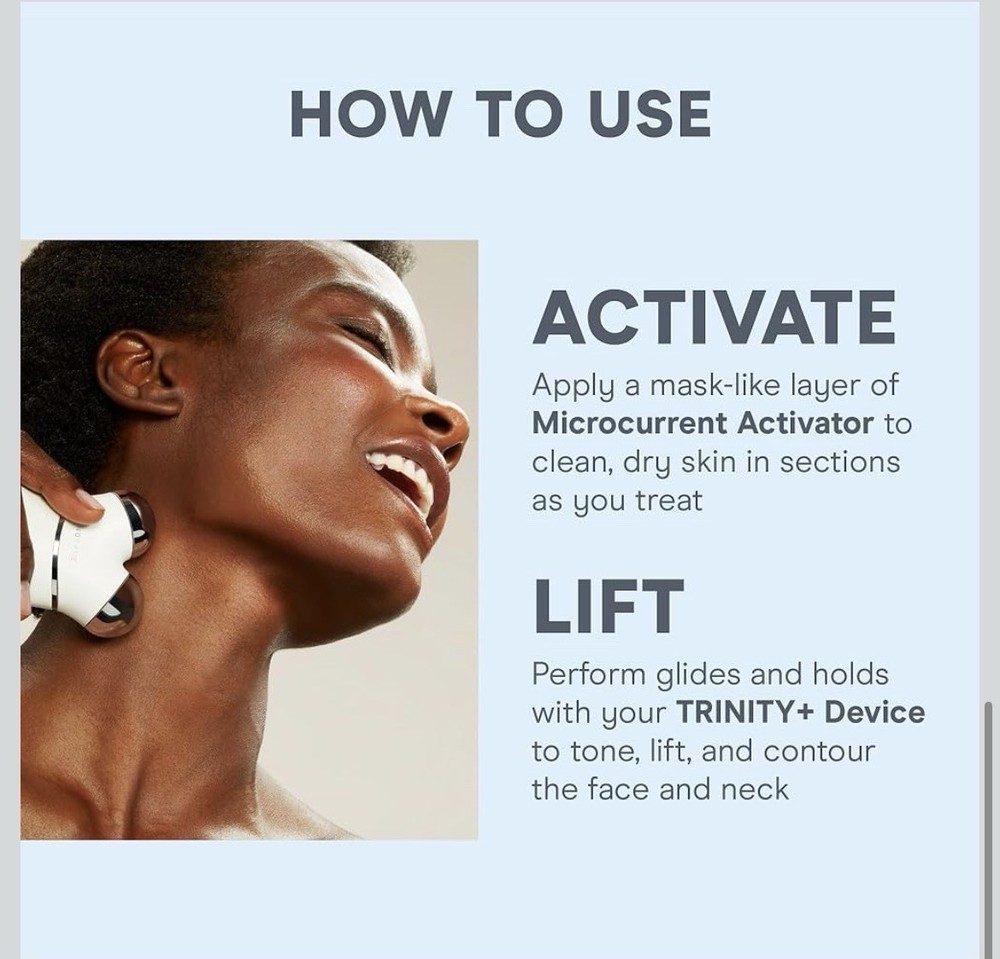 NuFACE Trinity Plus Microcurrent Facial Toning Device