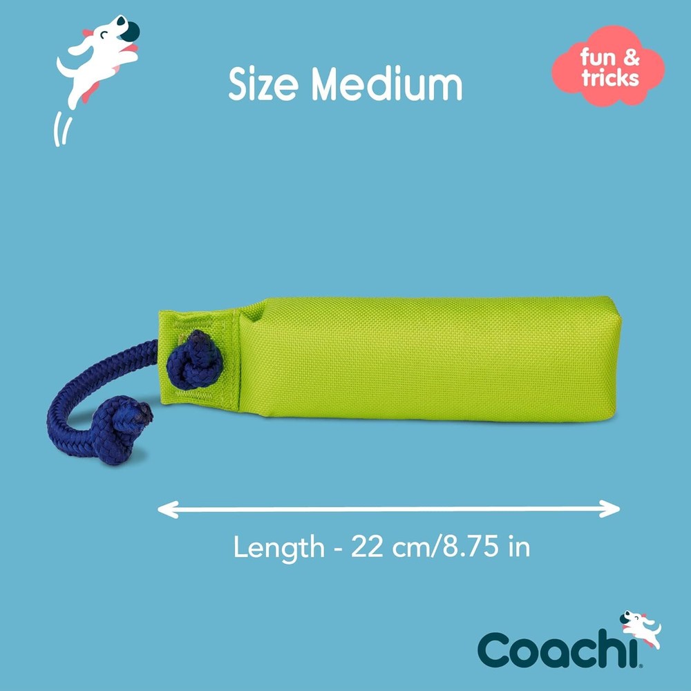 Coachi Canvas Training Dummy, Floats, Long Distance Throwing, Medium, Lime