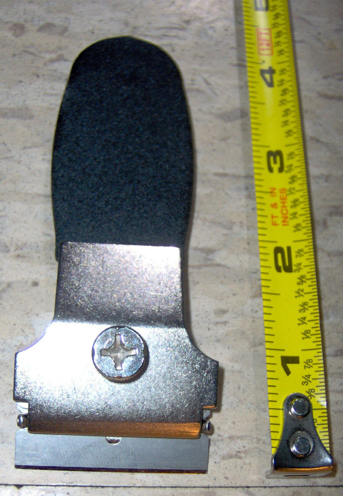 Razor Blade ScRAPeR Single edge HandHeld w 3 1/2" foam handle Scrape paint glass