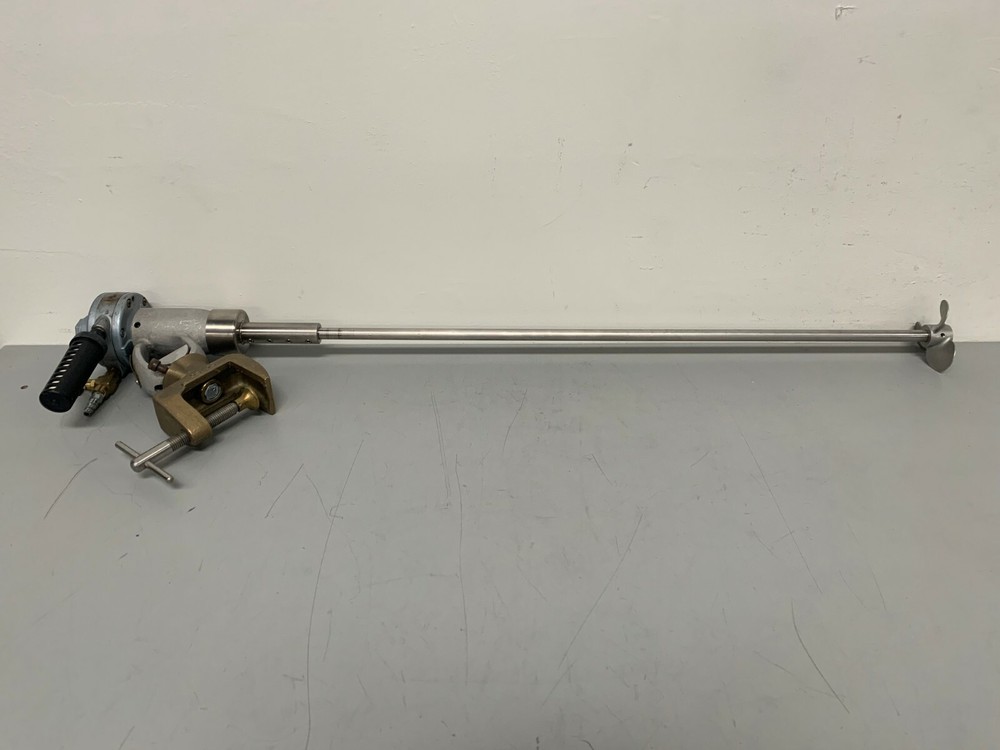 Midwest Mixing N-13 Air Driven Mixer w/ 36" Mixing Rod+Propeller