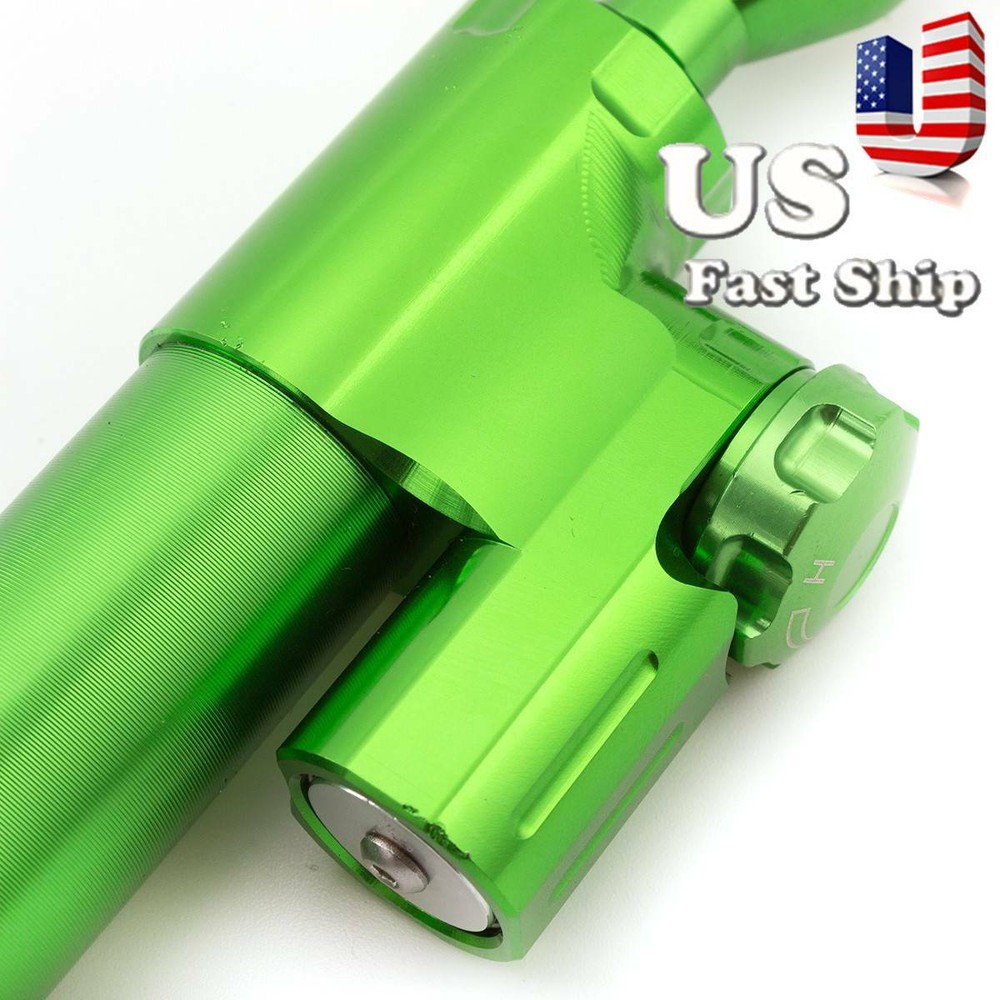 CNC Green Steering Damper Linear Stabilizer Reversed Safety Control Universal