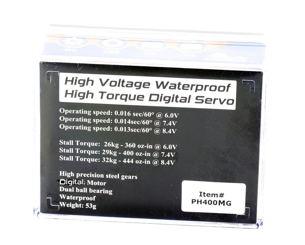Powerhobby 400MG Waterproof High Torque Servo : Redcat