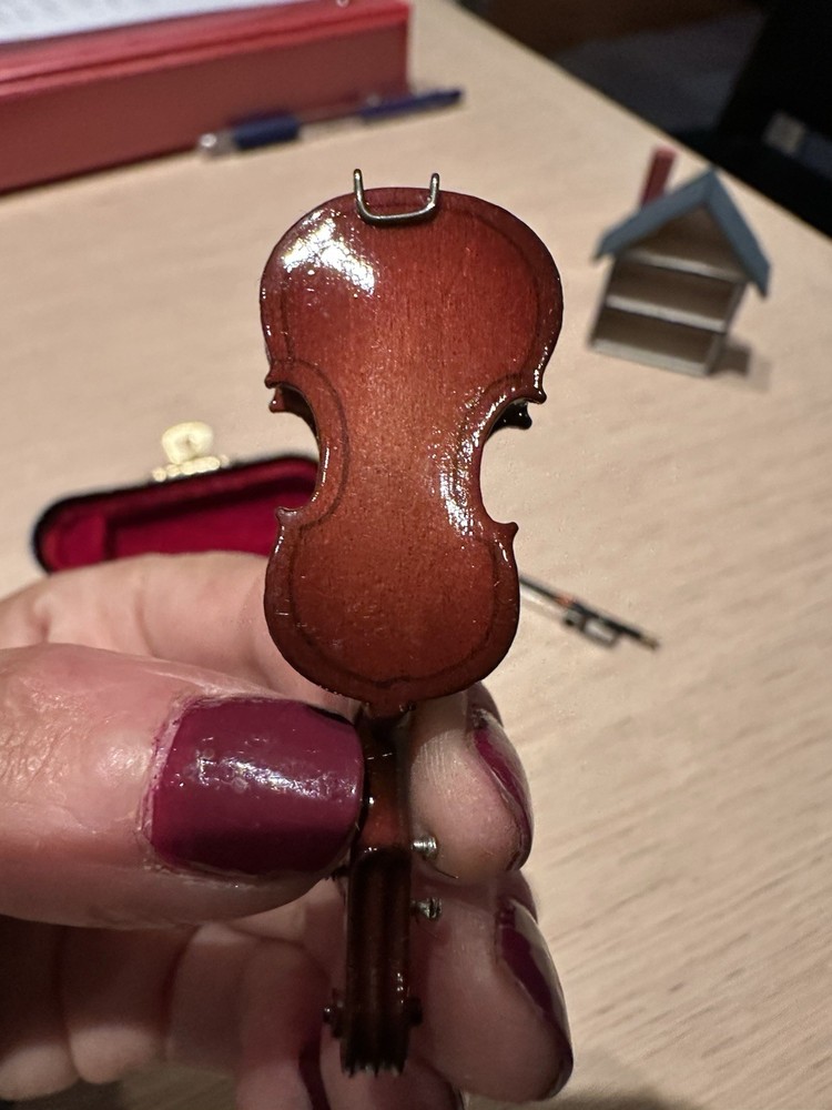 Miniature Violin In Case