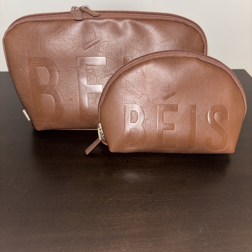 Beis The Cosmetic Pouch Set Maple