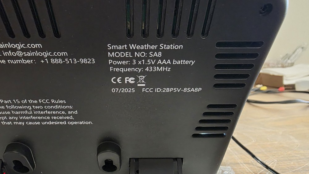 Sainlogic SA8 Home Weather Station