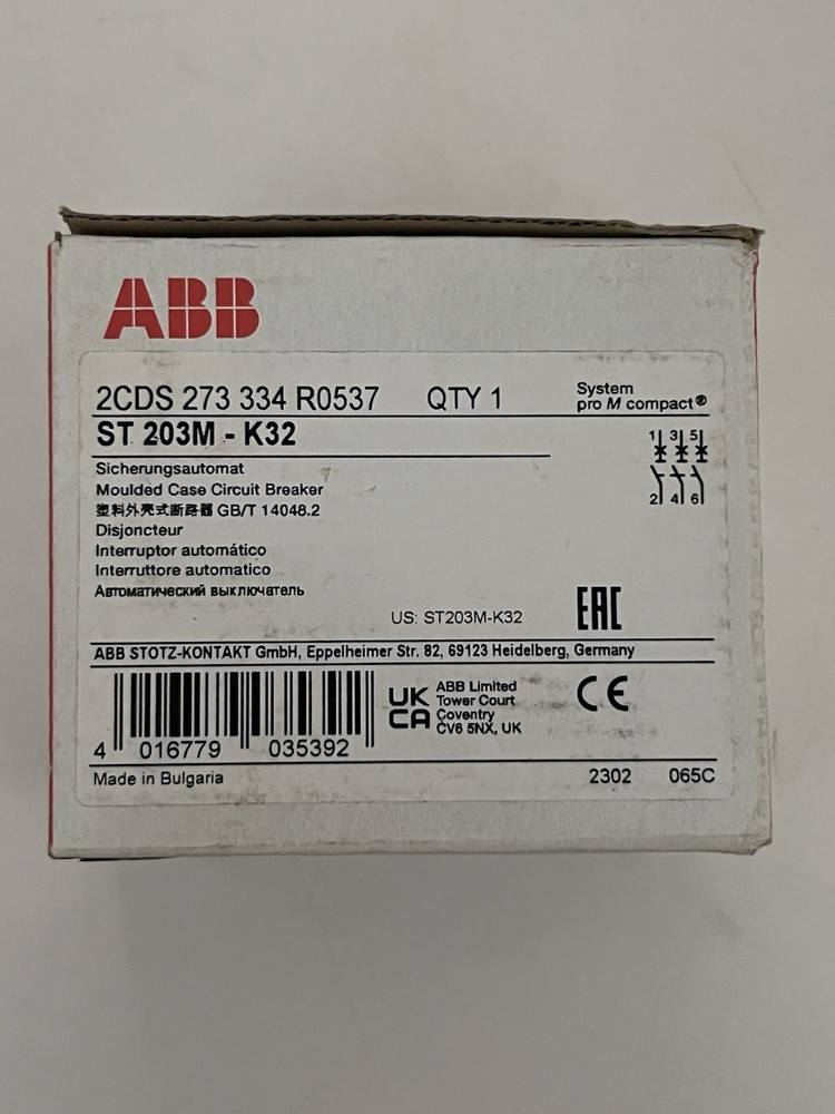 ST203M-K32 ABB Circuit Breaker