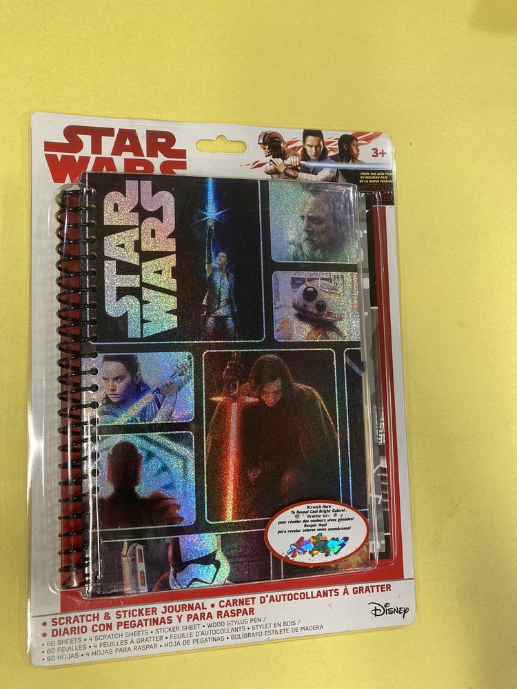 Star Wars Scratch And Sticker Journal