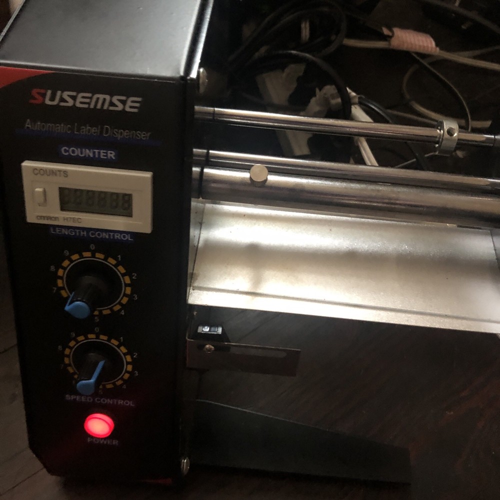 Susemse 6" 115 volt Automatic Wide Label Dispenser