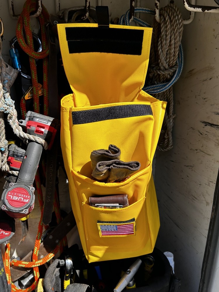 Primary Glove Bag Yellow w/ Flag
