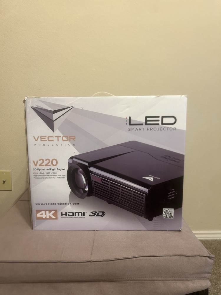 Vector Projector And 72in Projector Screen