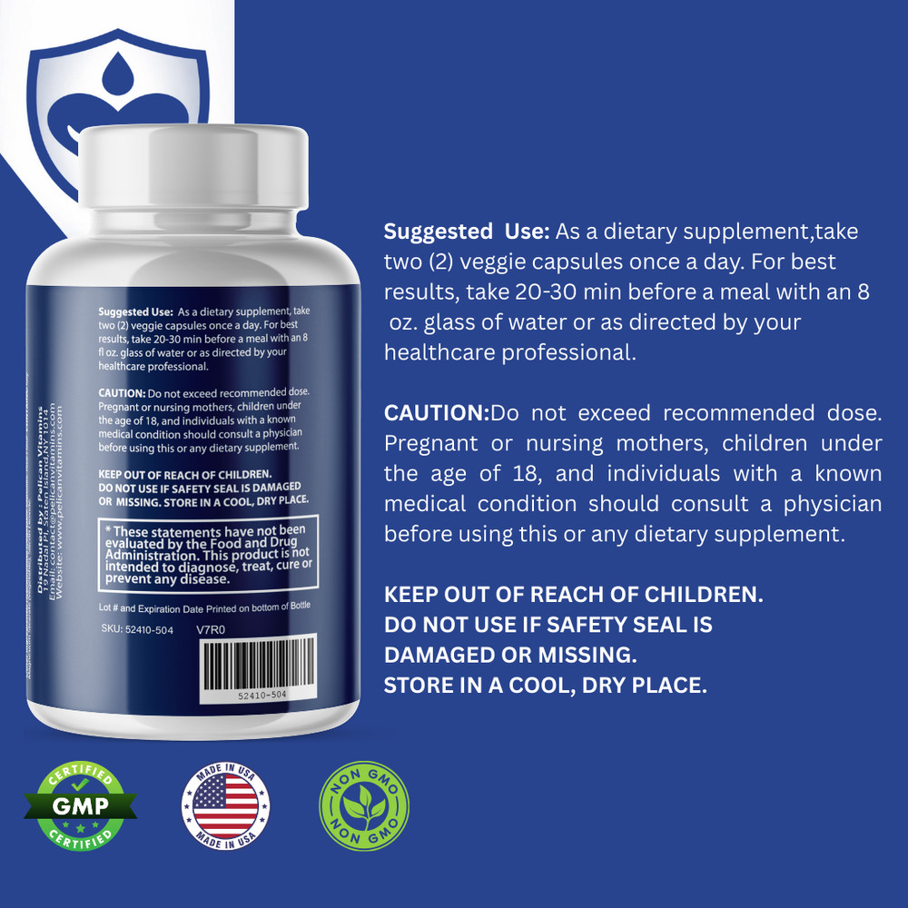 Prosta Defend- Prostate Support- 3 Bottles- 180 Capsules