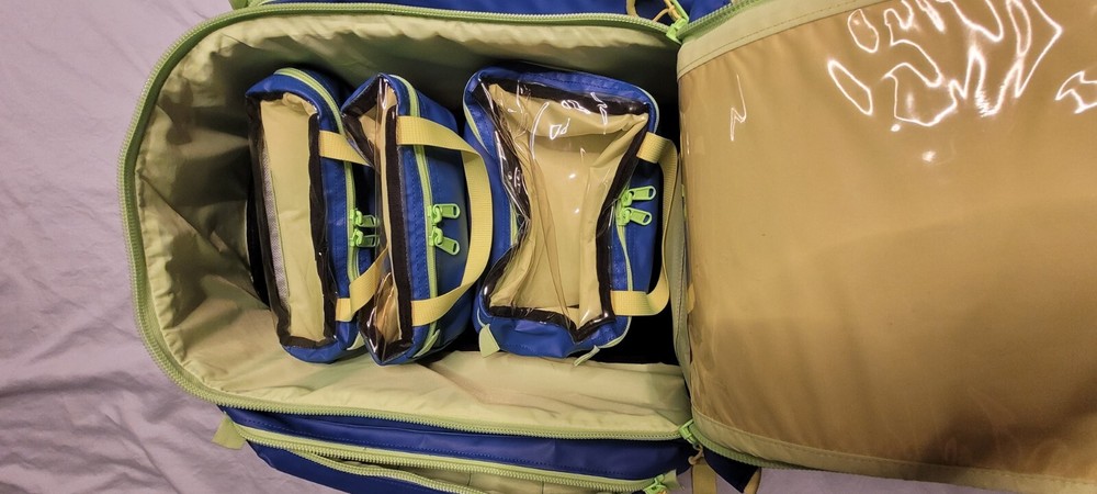 StatPacks G3 Quicklook EMS AED Medic Backpack Bag Blue Stat Packs