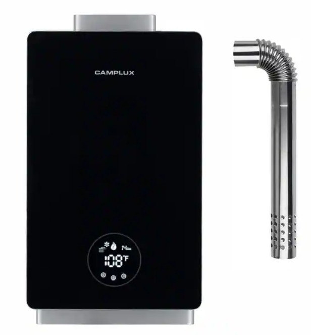 CAMPLUX Tankless Water Heater Natural Gas, 3.18 GPM Instant Hot Water Heater