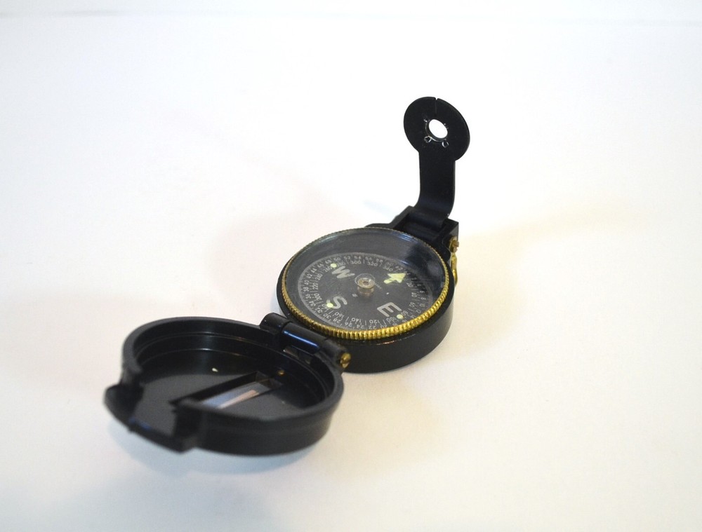 Vintage LENSATIC COMPASS No. 550 In Box